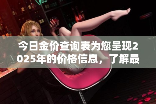 今日金价查询表为您呈现2025年的价格信息，了解最新金价尽在此处