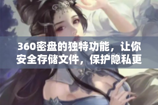 360密盘的独特功能，让你安全存储文件，保护隐私更加无忧