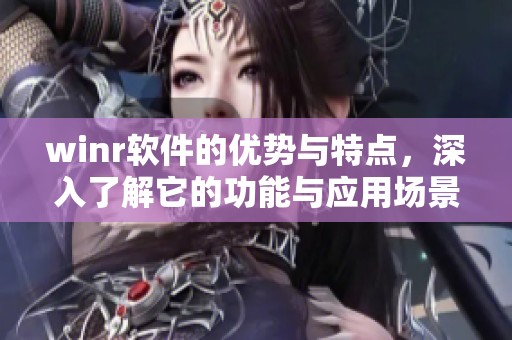 winr软件的优势与特点，深入了解它的功能与应用场景