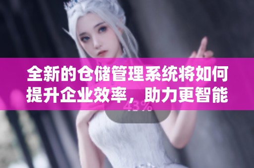 全新的仓储管理系统将如何提升企业效率，助力更智能的物流管理呢