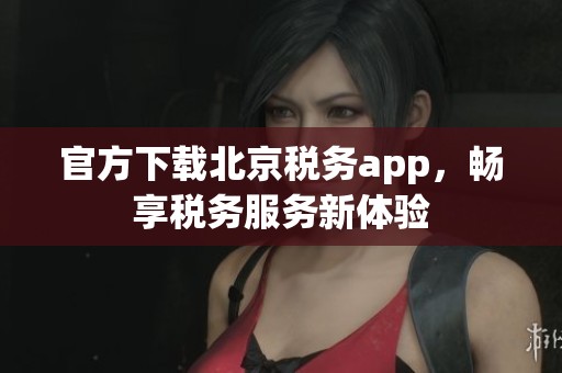 官方下载北京税务app，畅享税务服务新体验