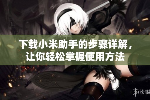 下载小米助手的步骤详解，让你轻松掌握使用方法