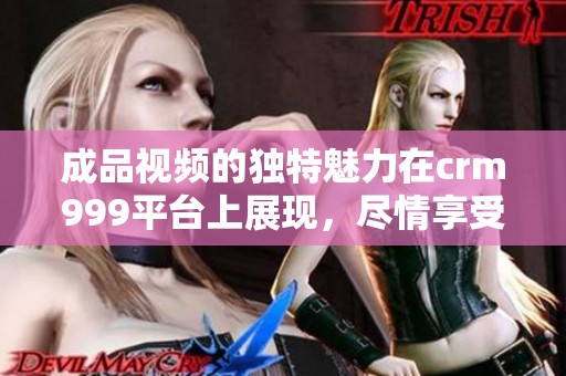 成品视频的独特魅力在crm999平台上展现，尽情享受创作的乐趣与体验