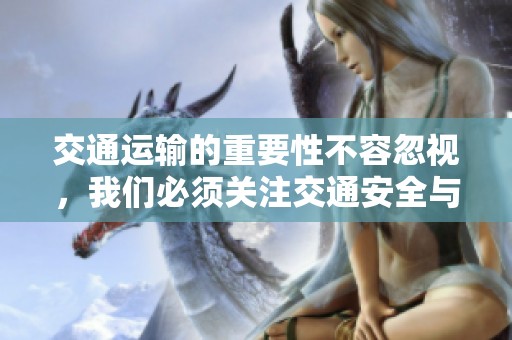 交通运输的重要性不容忽视，我们必须关注交通安全与便利性。