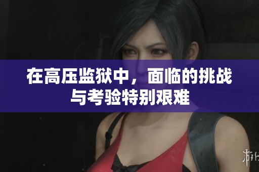 在高压监狱中，面临的挑战与考验特别艰难