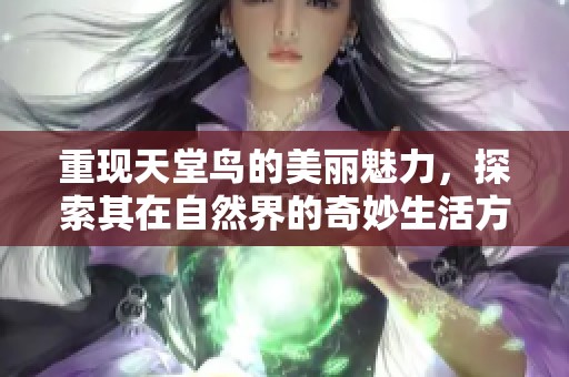 重现天堂鸟的美丽魅力，探索其在自然界的奇妙生活方式