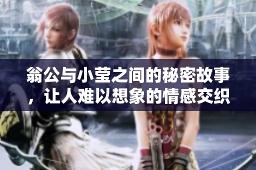 翁公与小莹之间的秘密故事，让人难以想象的情感交织之旅