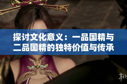 探讨文化意义：一品国精与二品国精的独特价值与传承
