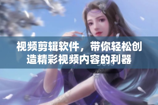 视频剪辑软件，带你轻松创造精彩视频内容的利器