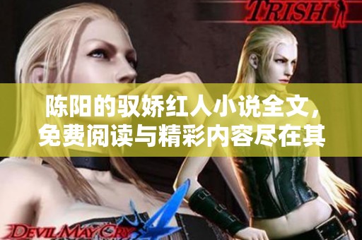陈阳的驭娇红人小说全文，免费阅读与精彩内容尽在其中