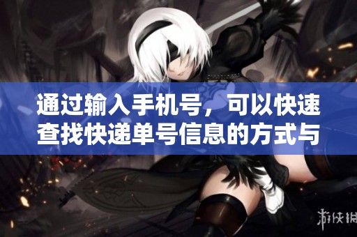 通过输入手机号，可以快速查找快递单号信息的方式与步骤
