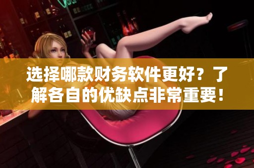 选择哪款财务软件更好？了解各自的优缺点非常重要！