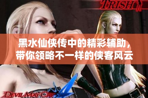 黑水仙侠传中的精彩辅助，带你领略不一样的侠客风云！