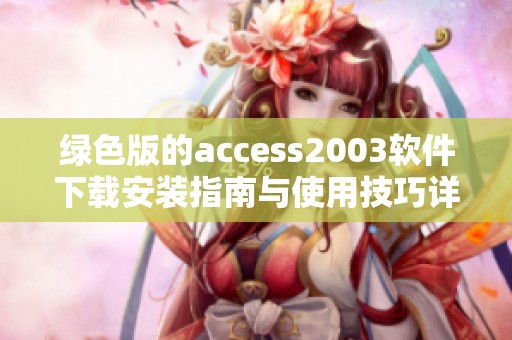 绿色版的access2003软件下载安装指南与使用技巧详解