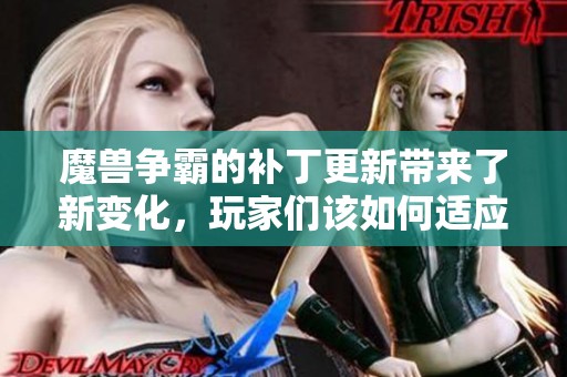 魔兽争霸的补丁更新带来了新变化，玩家们该如何适应和应对呢