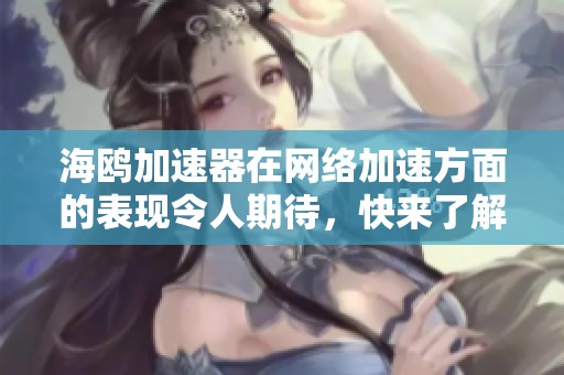 海鸥加速器在网络加速方面的表现令人期待，快来了解它的优势与特点吧