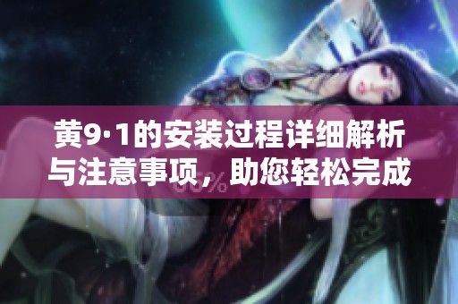 黄9·1的安装过程详细解析与注意事项，助您轻松完成安装任务