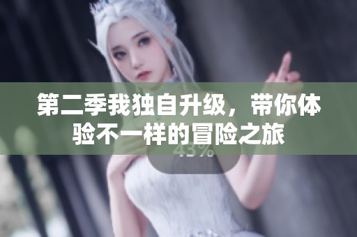 第二季我独自升级，带你体验不一样的冒险之旅