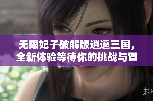 无限妃子破解版逍遥三国，全新体验等待你的挑战与冒险！