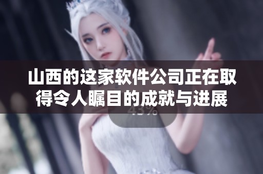 山西的这家软件公司正在取得令人瞩目的成就与进展
