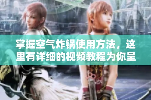 掌握空气炸锅使用方法，这里有详细的视频教程为你呈现